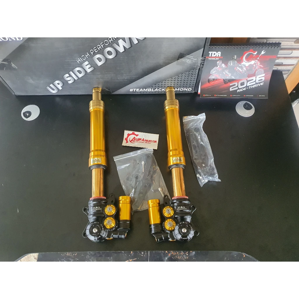 Shockbreaker Upside Down Depan Black Diamond - NMAX