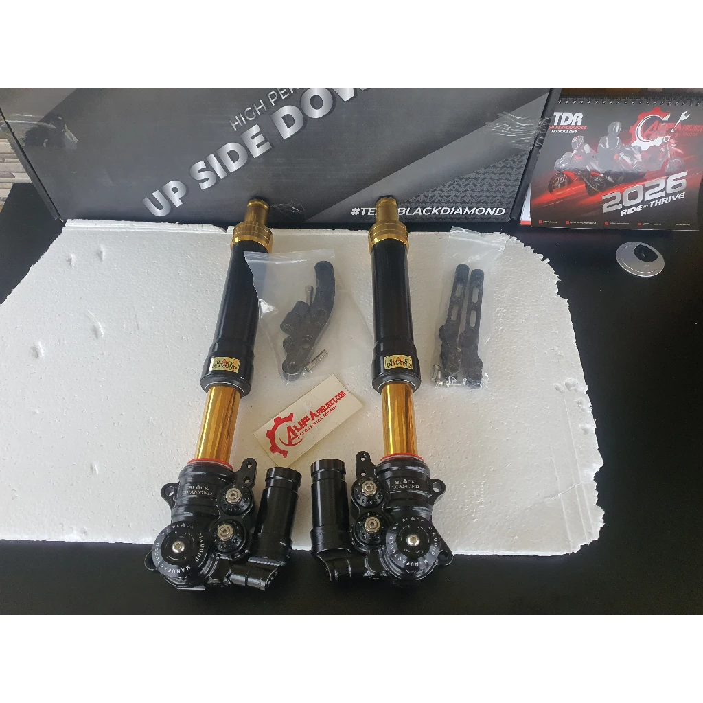 Shockbreaker Upside Down Depan Black Diamond - NMAX