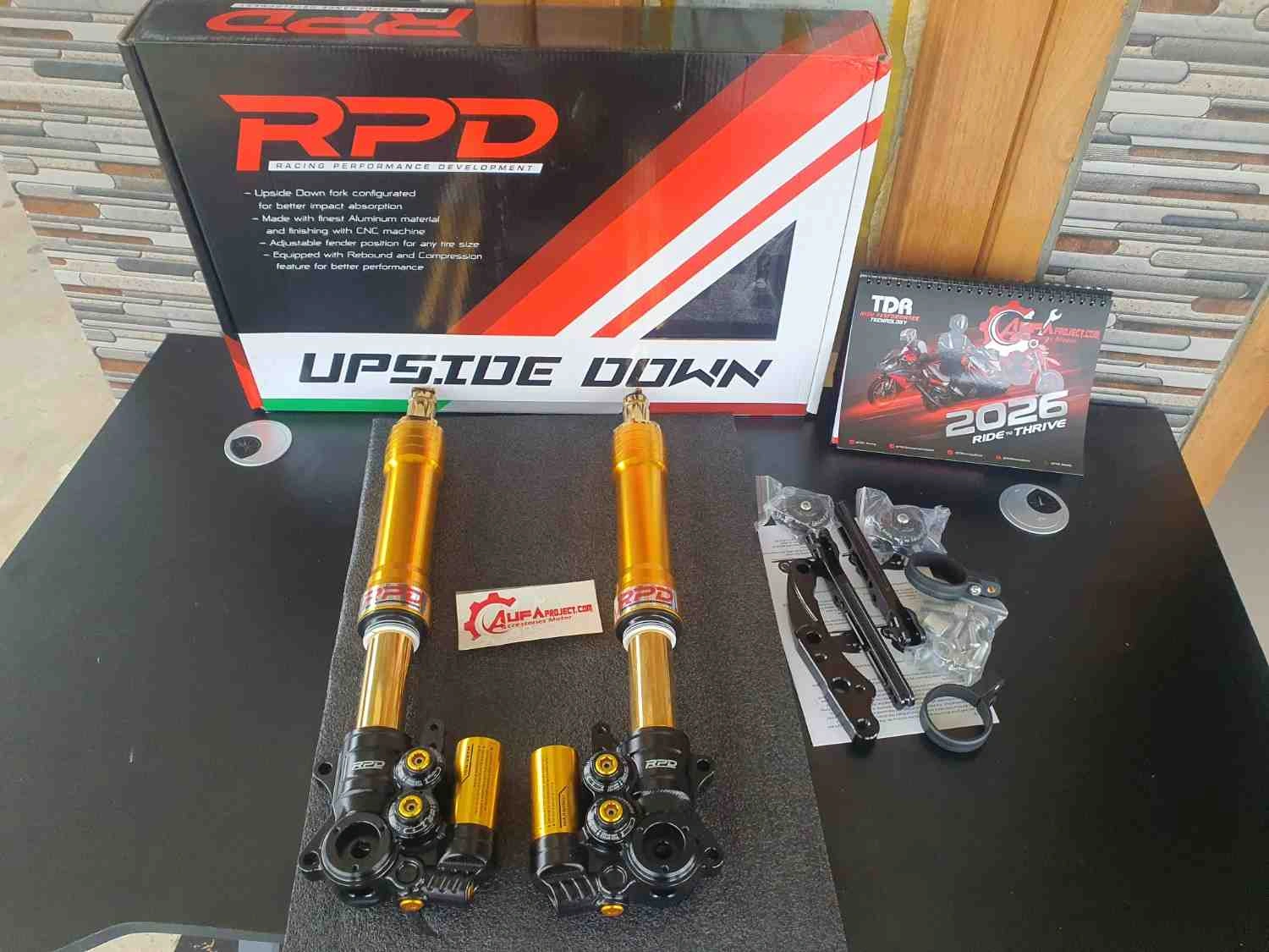 Upside Down Aerox RPD Gen 2 (Triple Clicks) - Yamaha  AEROX